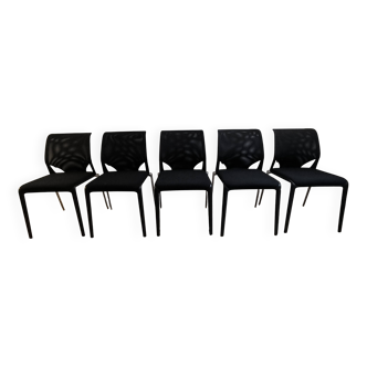 5 Vitra MedaSlim Chairs by Alberto Meda