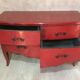 Regency style red dresser