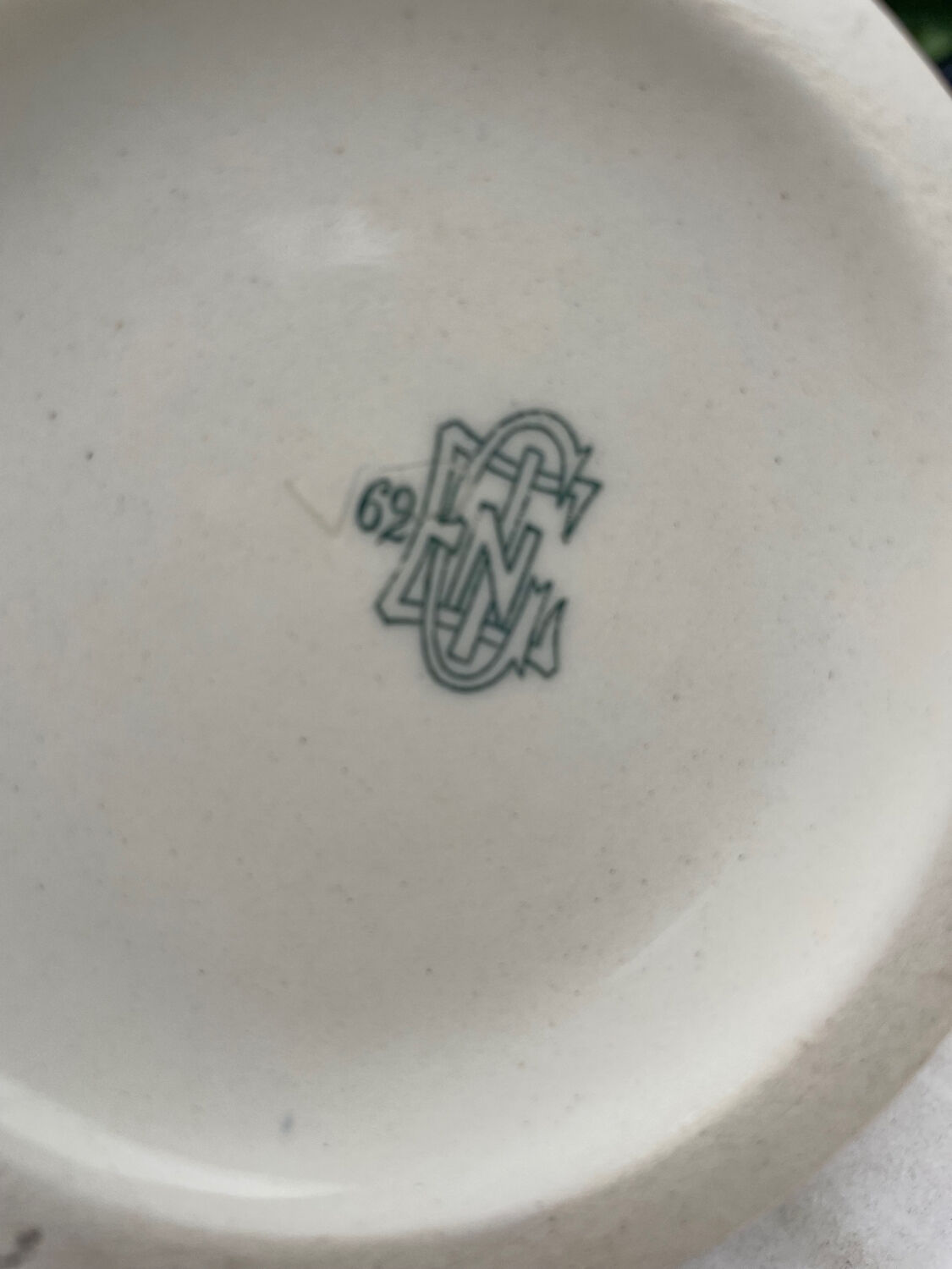 Pourer and sugar iron earth Gien