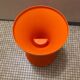 Vintage orange Tam Tam stool – Original stamp – 1970s