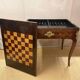 Rococo Games Table with Leather, Chess & Backgammon, 18th Century