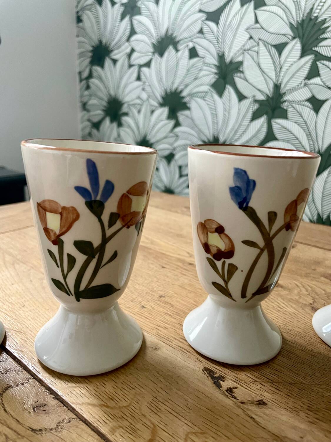 Vintage Ceramic Mazagrans - French Coffee Cups