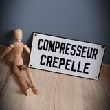 Enamelled plate compressor Crepelle