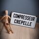 Plaque émaillée Compresseur Crepelle