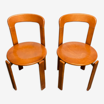 Pair of chair model 33 by Bruno Rey