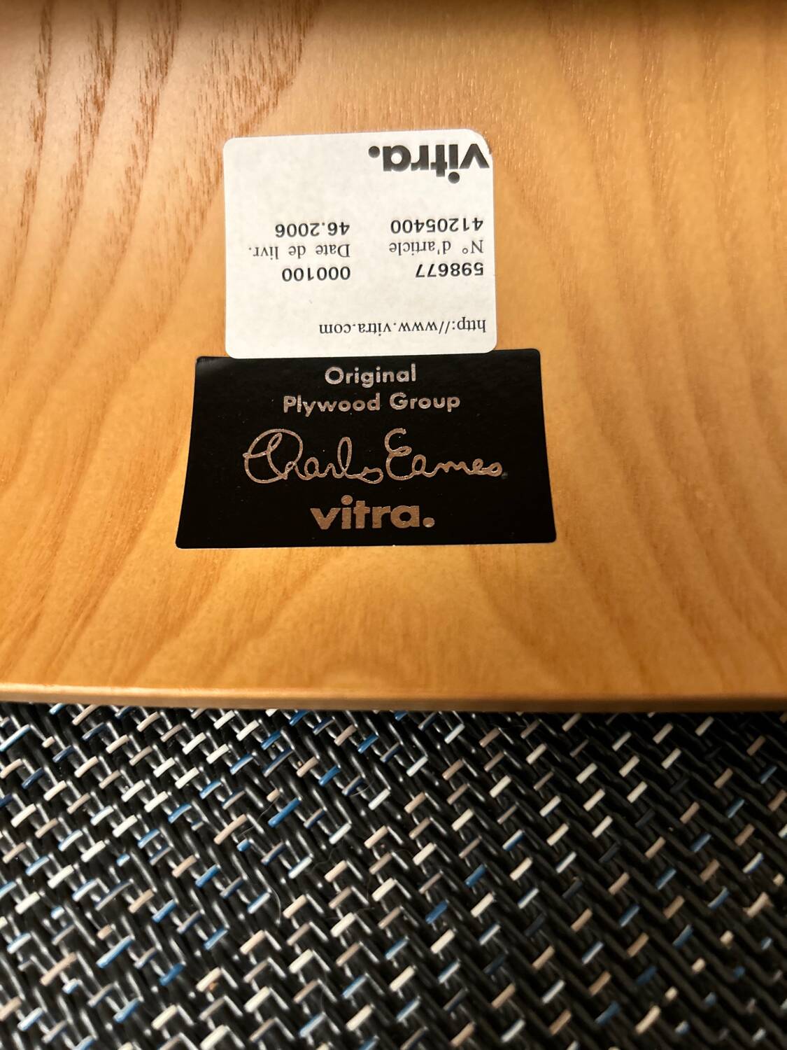 LCW Ray and Charles Eames armchair