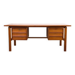 Bureau en teck du milieu - svend