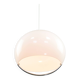 White Space Age Jolly Pendant Lamp from Guzzini, 60s