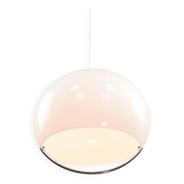 White Space Age Jolly Pendant Lamp from Guzzini, 60s
