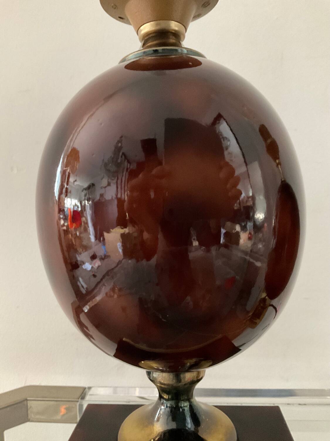 Duo of le dauphin lamp bases from the 70s and 80s