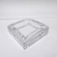 Scandinavian glass ashtray Nybro Sweden 1970