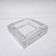 Scandinavian glass ashtray Nybro Sweden 1970
