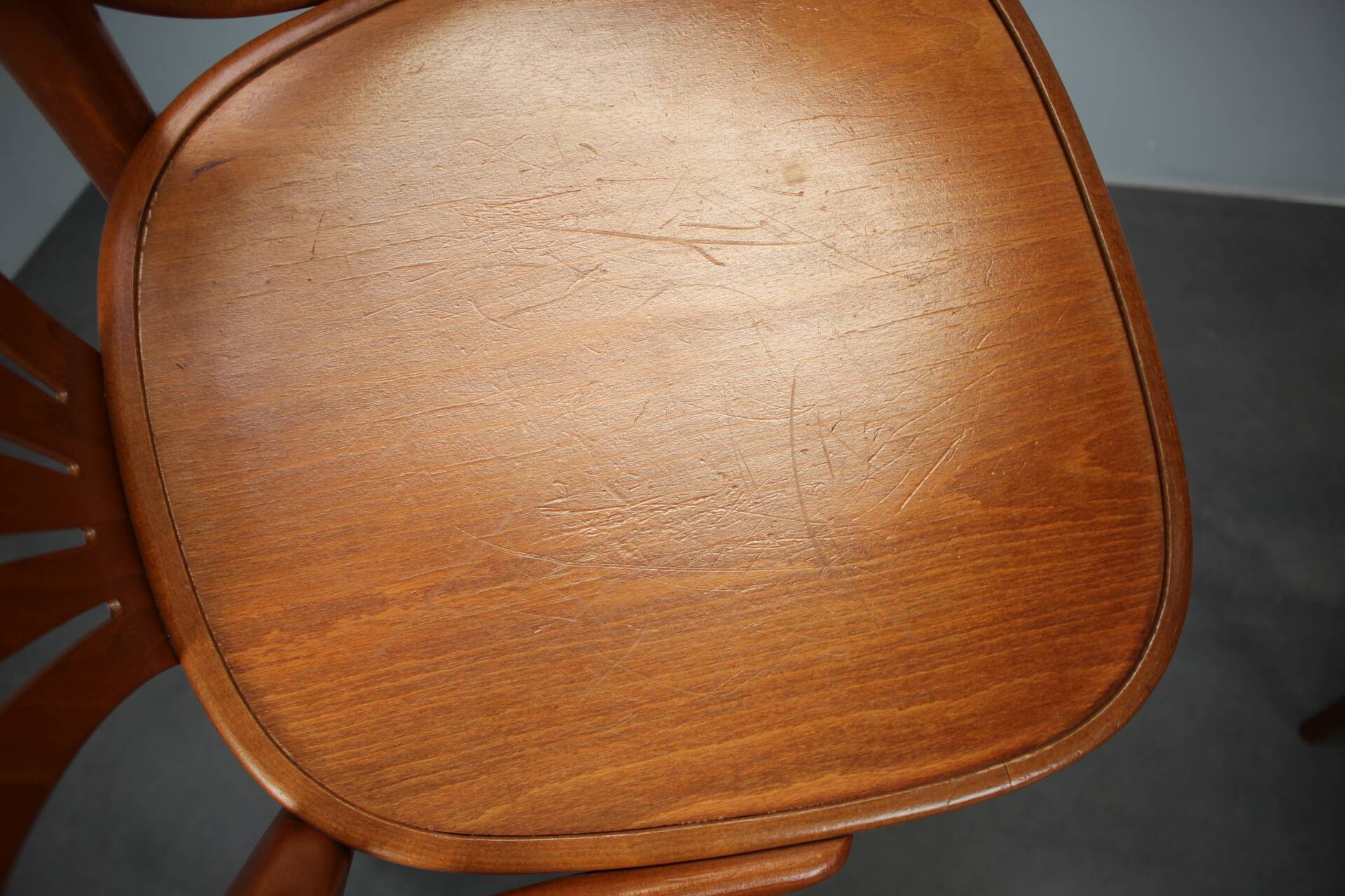 Set of 3 TON bentwood bar stools, Czech Republic, circa 1990.