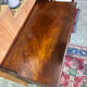 English mahogany sideboard with numerous drawers – sliding top