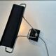 Black and chrome desk lamp model 71 by JUMO, France, 1960s.
