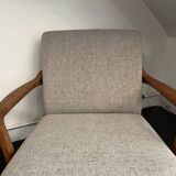 Scandinavian armchair pair Tove & Edvard Kindt-larsen
