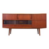 Teak highboard, Danish design, 1970s, production: Denmark