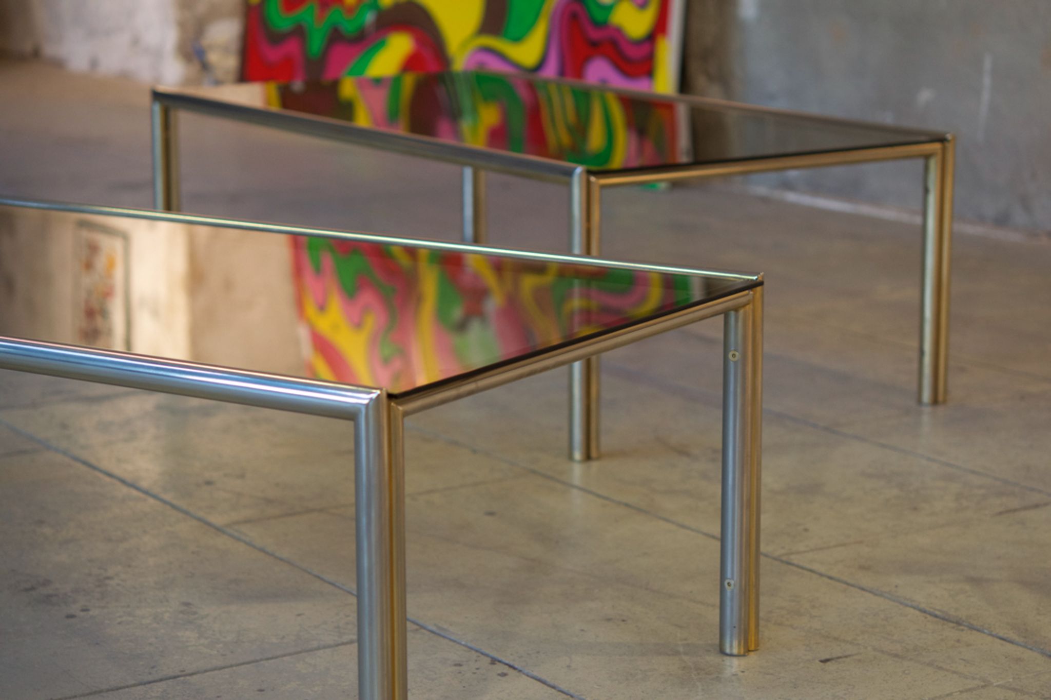 Pair of coffee tables design 1970'