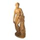 Charles van oemberg 'venus' sculpture of a female nude with drapery, terracotta, c.