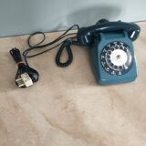vintage blue telephone socotel