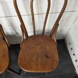 Pair of bentwood bistro chairs