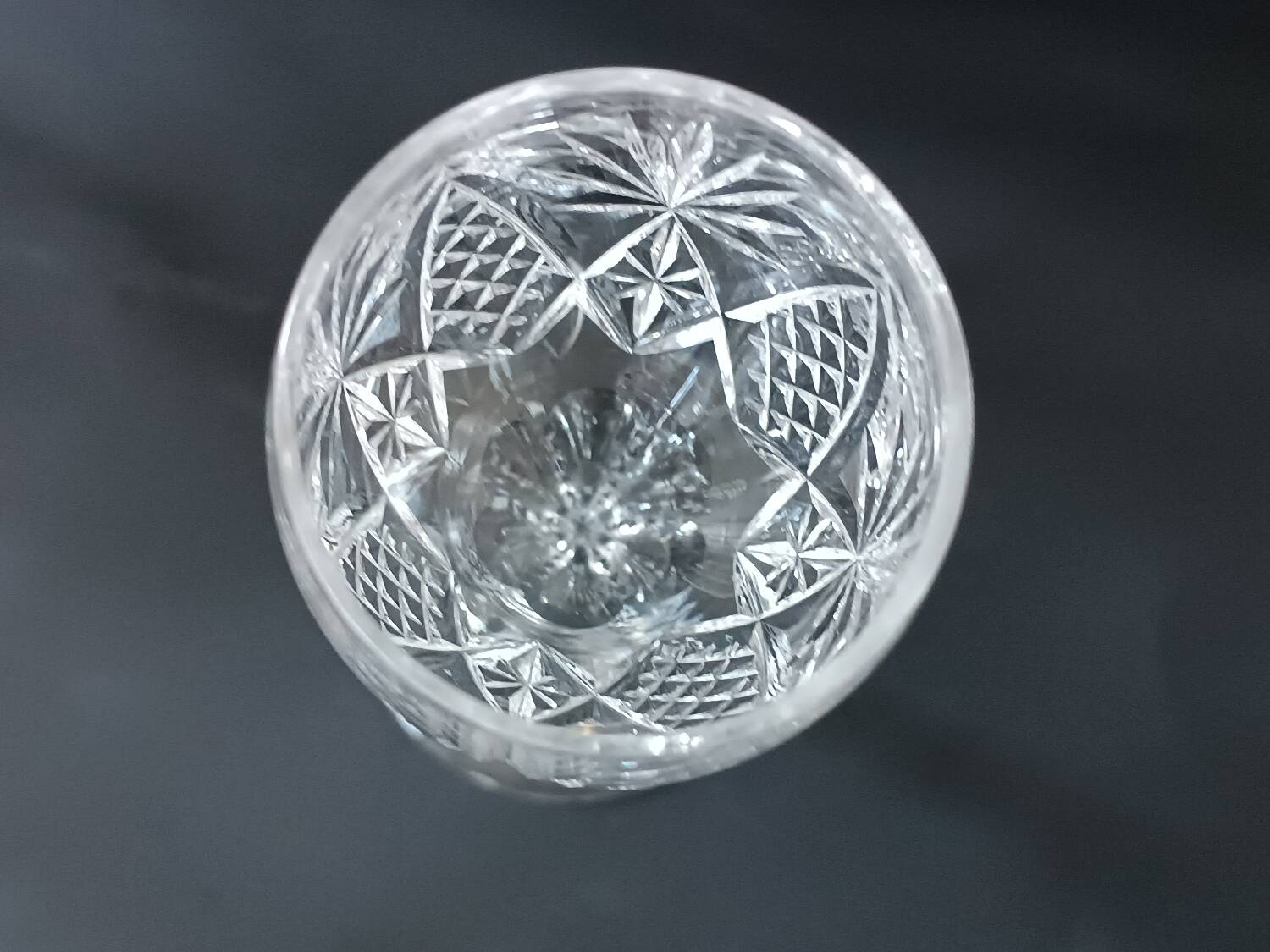 Eight Saint Louis cut crystal stemmed glasses