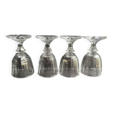 4 Wine Glasses – Strong Cut Crystal