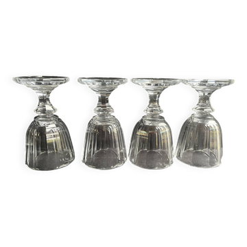 4 Wine Glasses – Strong Cut Crystal