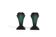 Art Deco Danish Mortuary Vases  Enamelled Iron, 1920s