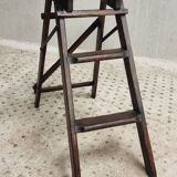 Old wooden stepladder library steps decorative foldable