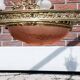 Large brass chandelier, Western Europe, mid 20th century.