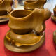 6 cups with saucers 1970. Sighisoara earthenware.