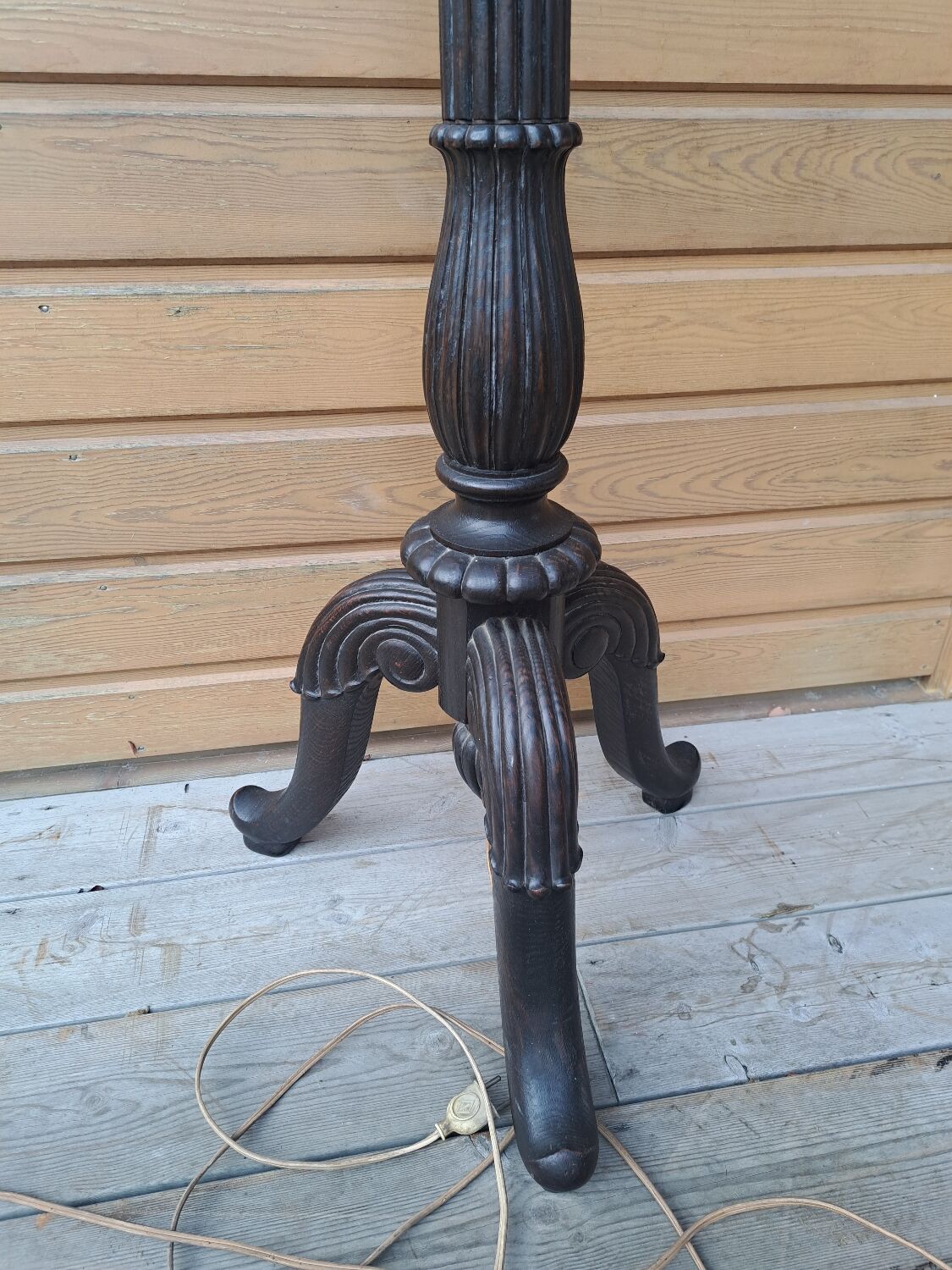 Antique floor lamp
