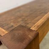 Sturdy wooden vintage coffee table