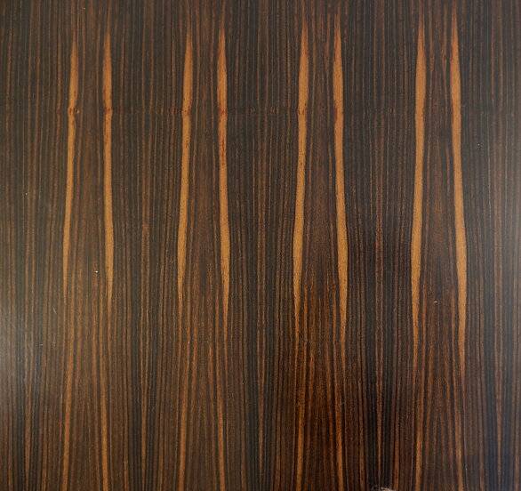 Macassar ebony round dining table Ø 128cm