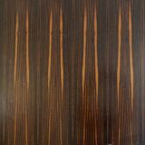 Macassar ebony round dining table Ø 128cm
