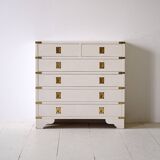 Commode blanche à 6 tiroirs