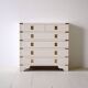 White 6-drawer chest of drawers