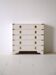 White chest of drawers with 6 drawers