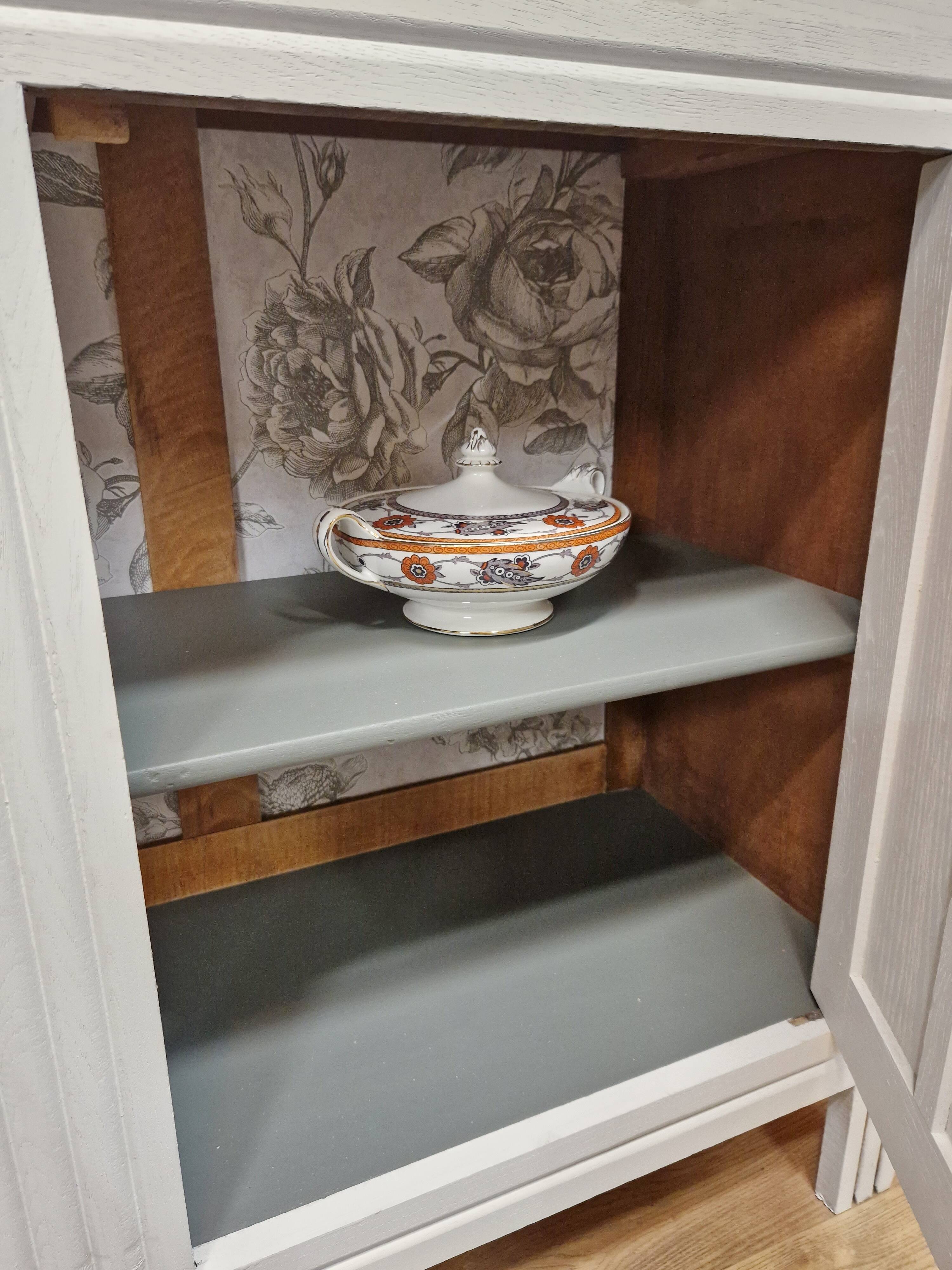 Restyled Art Deco sideboard with marble top