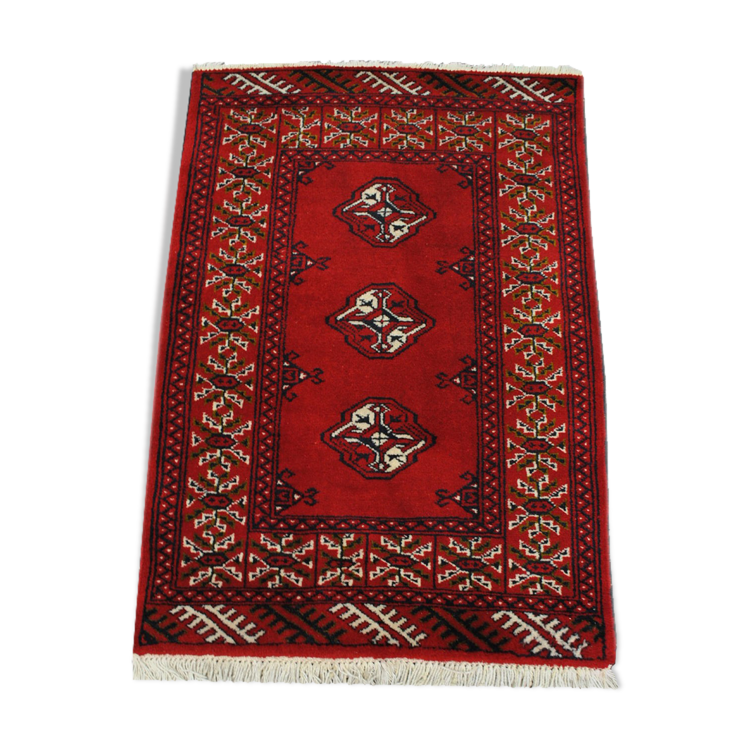 Torkaman authentic persian carpet 92cmx65cm