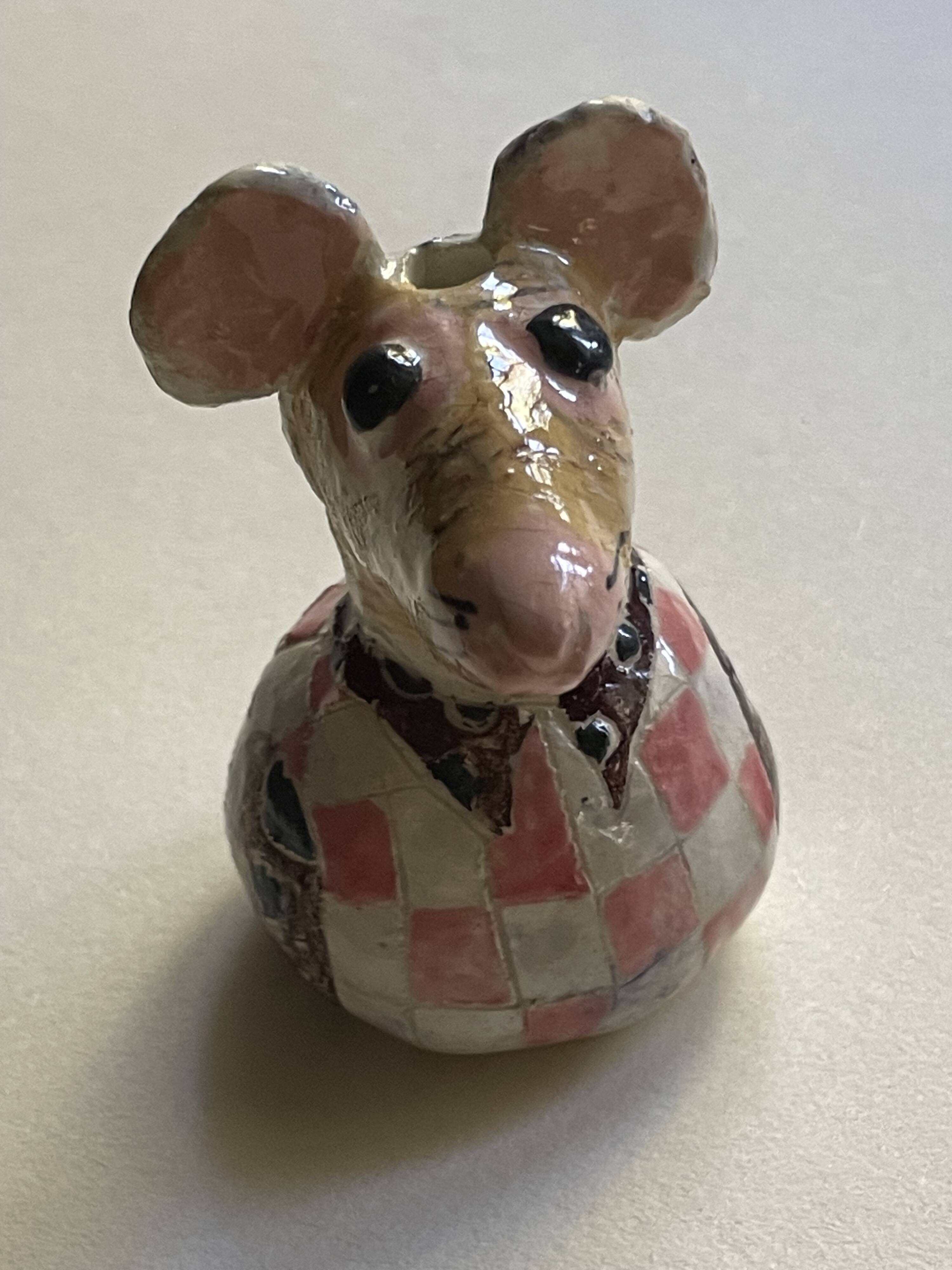 Small "bud vase" in glazed ceramic