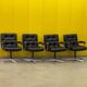 1970s Leather Swivel Chair Eurochair by Girsberger (Price for One)