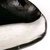 Long Black and Transparent Murano Glass Centerpiece by Aureliano Toso, Labe
