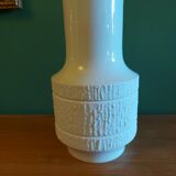 Richard Scharrer's white porcelain vase op art for Thomas , Germany 1970