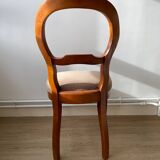 Louis Philippe Round chair with upholstered seat - Ventoux Collection