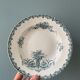 Set of 7 mismatched hollow plates Terre de Fer XIXth
