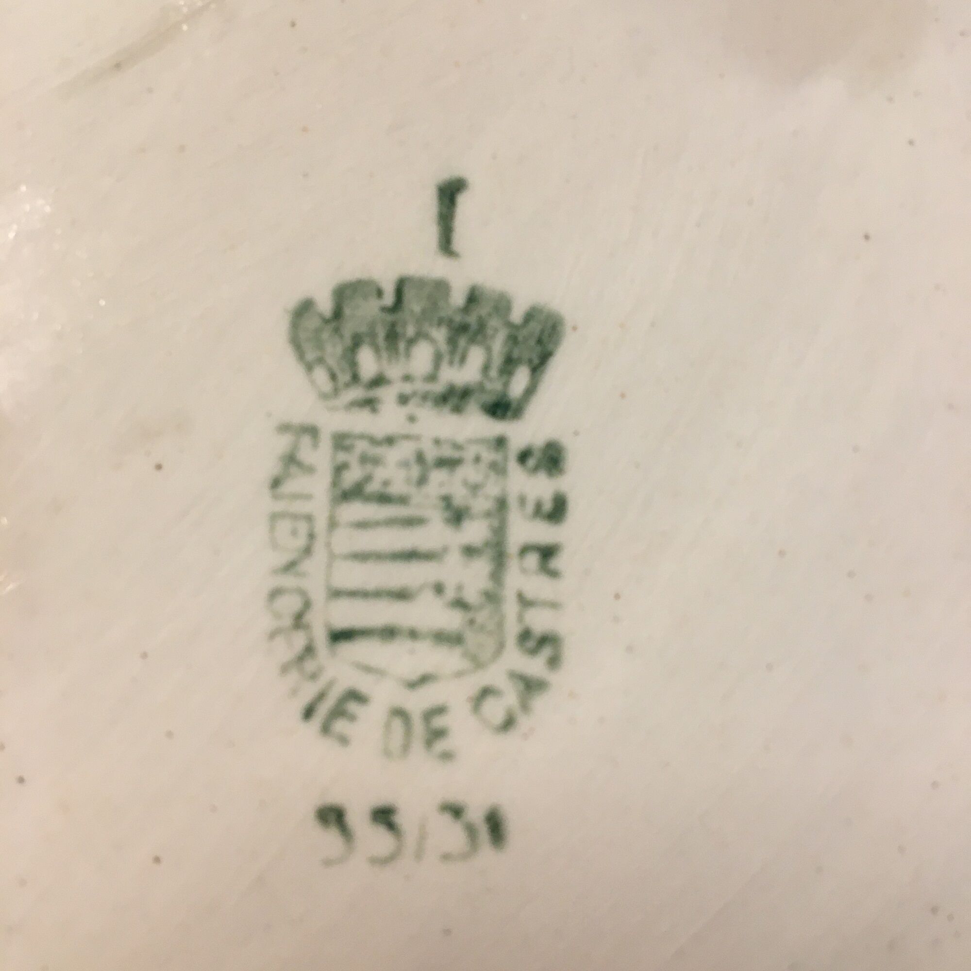 Oval Service Dish, "Faïencerie de Castres"