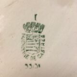 Plat de service ovale «Faïencerie de Castres »