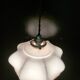 Pink opaline pendant light
